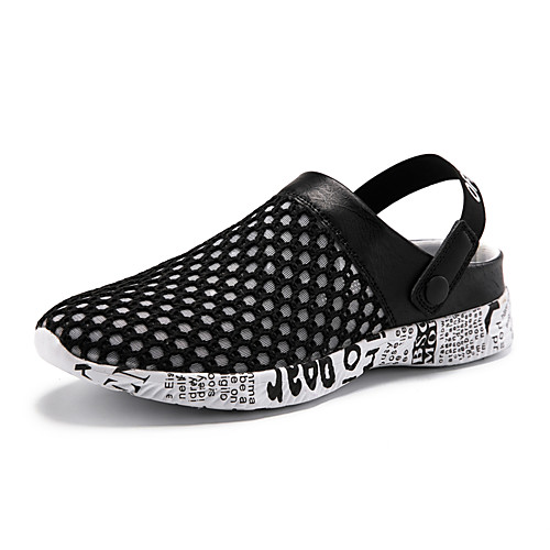 

Unisex Summer Beach Daily Clogs & Mules Walking Shoes Mesh Breathable Wear Proof Black / Pink / Black / Blue