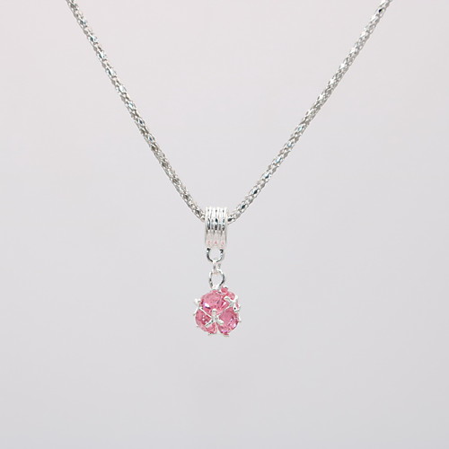 

Women's Pendant Necklace Necklace Classic Mini Dainty Unique Design Fashion Modern Silver Plated Chrome Red Light Green Light Purple Blue Pink 42 cm Necklace Jewelry 1pc For Street Carnival Holiday