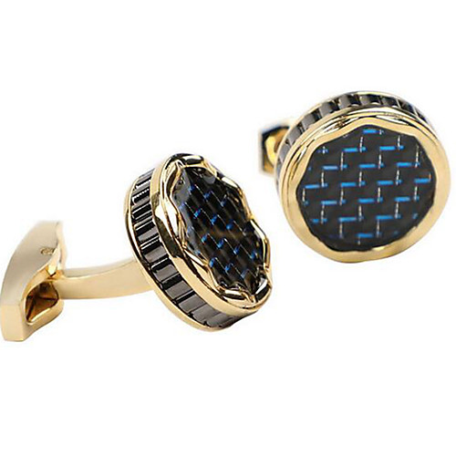 

Cufflinks Formal Brooch Jewelry Golden For Daily Work