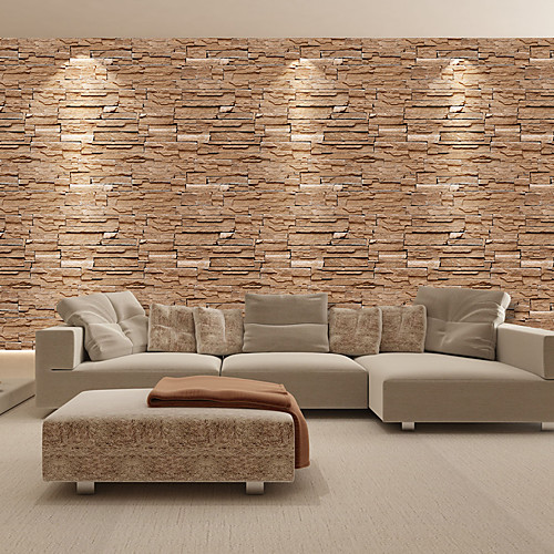 

Wallpaper Wall Covering Sticker Film Brick Peel and Stick Removable 3D Vinyl PVC Home Décor 10045 cm