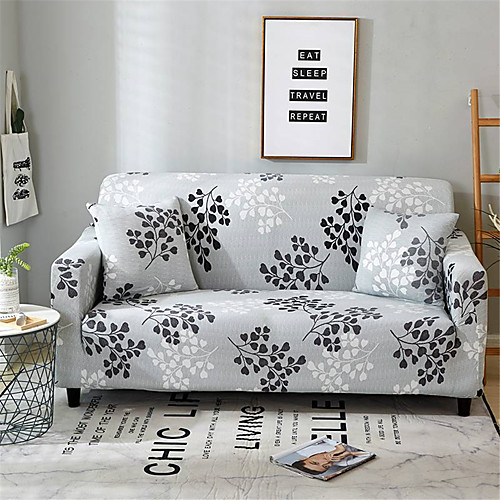 

Sofa Cover Couch Cover Furniture Protector Solid Color Soft Stretch Sofa Slipcover Super Strechable Cover Fit for Armchair/ Loveseat/ Three Seater/ Four Seater/ L Shape Sofa Easy to Install & Care (F