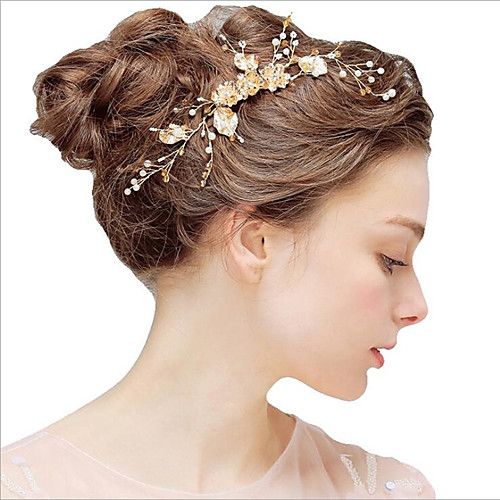 

Alloy Headbands with Flower Comb / Flower 1 PC Wedding / Party / Evening Headpiece