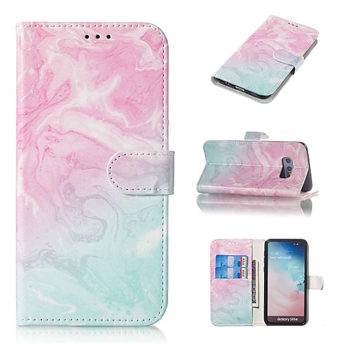 

Case For Samsung Galaxy S9 / S9 Plus / S8 Plus Wallet / Card Holder / Flip Full Body Cases Marble Hard PU Leather