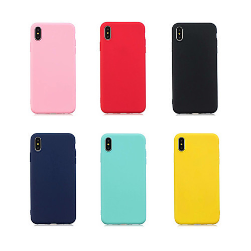 

Phone Case For Samsung Galaxy Back Cover S9 S9 Plus S8 Plus S8 S10 S10 Galaxy S10 E Ultra-thin Solid Color Soft TPU