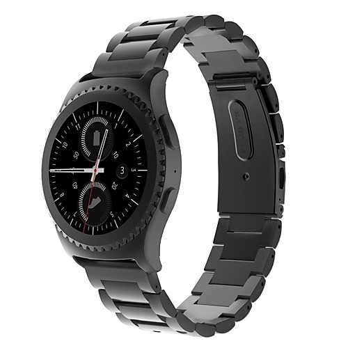 

Ремешок для часов для Gear S2 Classic Samsung Galaxy Спортивный ремешок / Классическая застежка Нержавеющая сталь Повязка на запястье