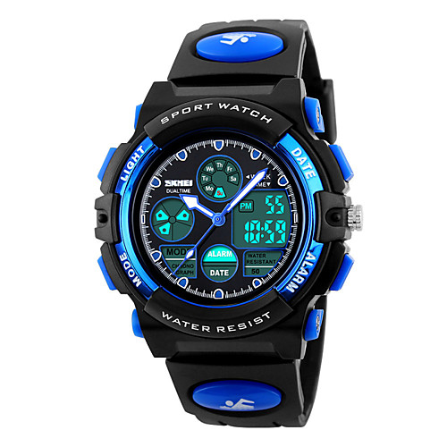 

SKMEI Sport Watch Digital Watch Analog - Digital Quartz Fashion Water Resistant / Waterproof Alarm Calendar / date / day / Two Years / Quilted PU Leather