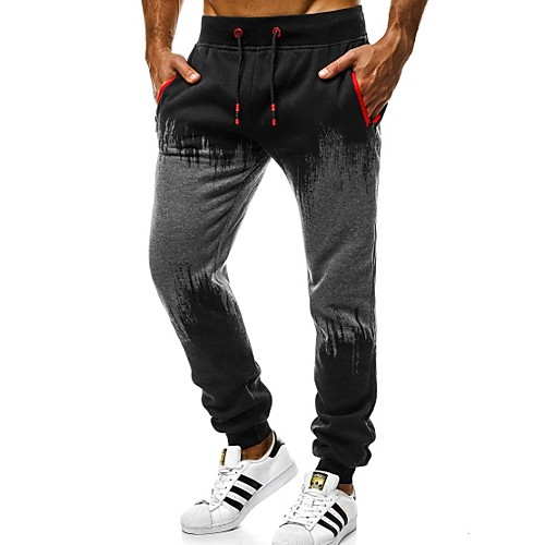 

Men's Basic wfh Sweatpants Pants - Print Red Dark Gray Light gray M L XL