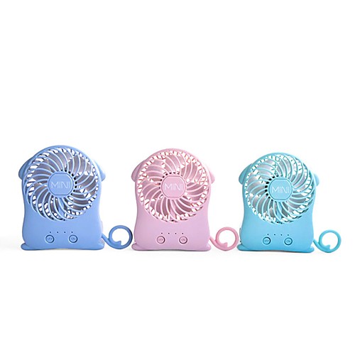 

Mini Portable USB Rechargeable Desktop Mute Handheld Fan With Night Light 5V