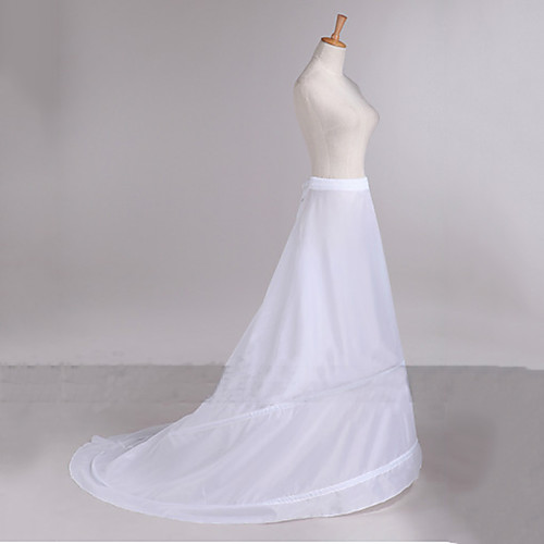 

Bride Classic Lolita 1950s Vacation Dress Dress Petticoat Hoop Skirt Crinoline Prom Dress Women's Girls' Tulle Costume White Vintage Cosplay Wedding Party Princess