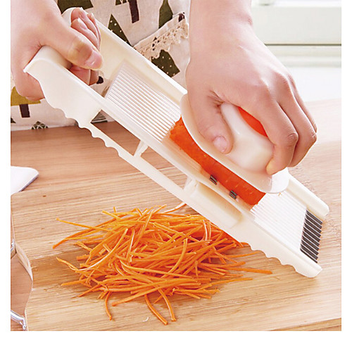 

5-in-1 Vegetable Grater Slicing Mandoline Vegetable Cutter Multifunction Adjustable Carrot Grater Onion Dicer Stainless Steel