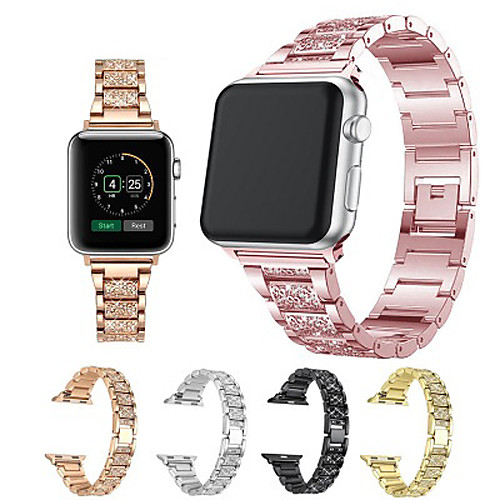 

Smart Watch Band for Apple iWatch 1 pcs Modern Buckle Stainless Steel Replacement Wrist Strap for Apple Watch Series SE / 6/5/4/3/2/1 38mm 40mm 42mm 44mm