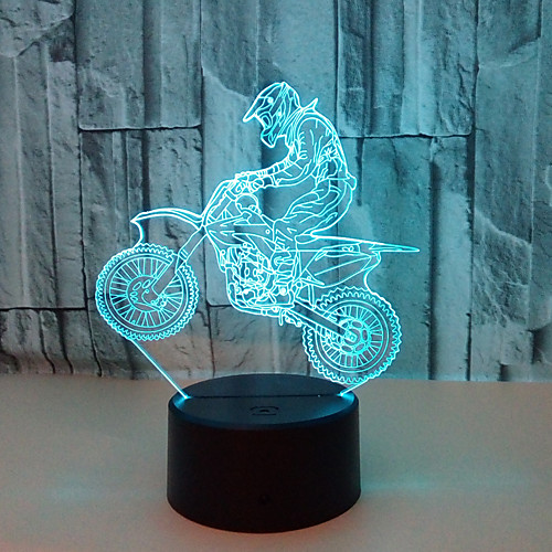 

3D Nightlight Color-Changing with USB Port Touch USB 1pc