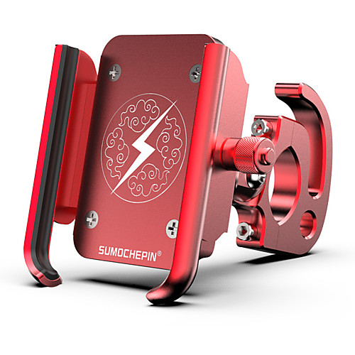 

Bike Phone Mount Anti-Slip Adjustable Anti-Shake / Damping for Road Bike Mountain Bike MTB Recreational Cycling Aluminum Alloy Cycling Bicycle Black Red Blue