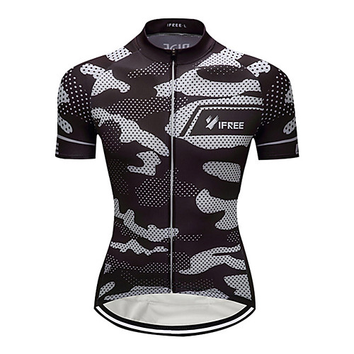 

Men's Short Sleeve Cycling Jersey Summer Camouflage Camo / Camouflage Plus Size Bike Jersey Top Mountain Bike MTB Road Bike Cycling Quick Dry Breathable Back Pocket Sports Clothing Apparel / Stretchy