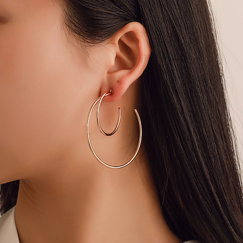 

Women's Earrings Holiday Wedding Birthday Romantic Earrings Jewelry Gold For Date Street Festival 1 Pair