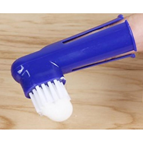 

Dog Cat Cleaning Plastic Brush Waterproof Soft Washable Pet Grooming Supplies Random Color 1 Piece