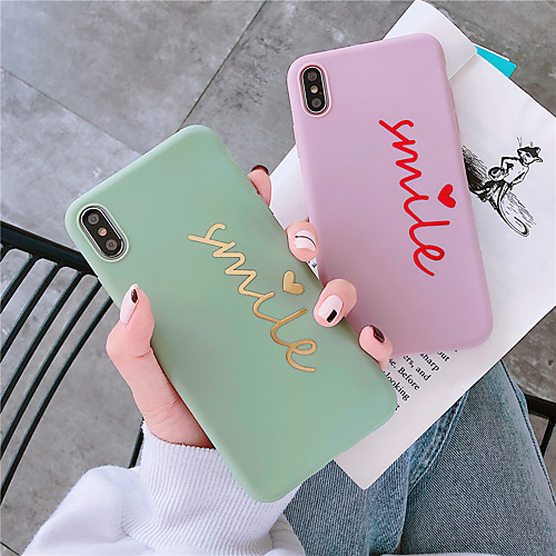 

чехол для яблока iphone xr / iphone xs max шаблон задняя крышка слово / фраза мягкое тпу для iphone 6 6 plus 6s 6splus 7 8 7plus 8plus x xs xr xsmax