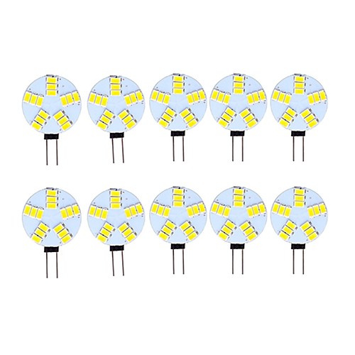 

10pcs 3 W LED Bi-pin Lights 290 lm G4 15 LED Beads SMD 5730 Decorative Warm White Cold White 12 V