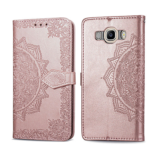 

Phone Case For Samsung Galaxy J7(2016) Card Holder Flip Full Body Cases Hard leather for J7 (2016)