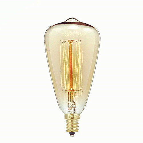 

1pc 40 W E14 ST48 Warm White 2300 k Retro / Dimmable / Decorative Incandescent Vintage Edison Light Bulb 220-240 V