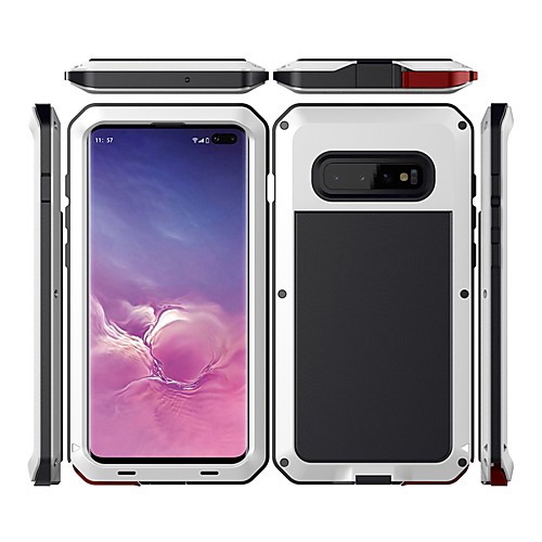 

Case For Samsung Galaxy Galaxy S10 Waterproof / Shockproof / Dustproof Full Body Cases Solid Colored Hard Metal