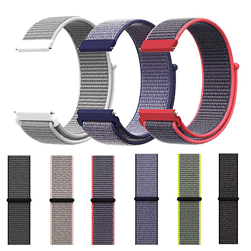 

Ремешок для часов для Gear Sport / Gear S2 / Gear S2 Classic Samsung Galaxy Спортивный ремешок Нейлон Повязка на запястье