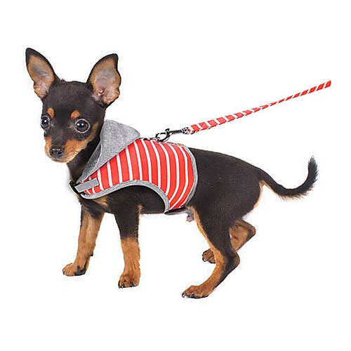 

Cat Harness Portable Mini Walking Adjustable / Retractable Solid Colored Oxford Cloth Fabric Baby Pet Pink Orange
