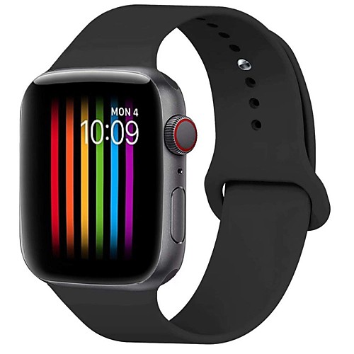 

Ремешок для часов для Apple Watch Series 4/3/2/1 Apple Спортивный ремешок силиконовый Повязка на запястье