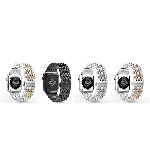 

Watch Band for Apple Watch Series 5/4/3/2/1 Apple Butterfly Buckle Stainless Steel Wrist Strap