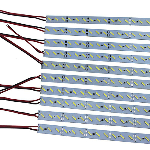 

5M 10pcs 0.5m Rigid Hard Led LED Light Strips Flexible Tiktok Lights 7020 10mm White LED 36LEDs0.5M 180W Super Bright Led Bar LED Light Stripss 12V
