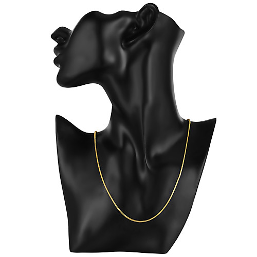 

Men's Chain Necklace Classic Basic Fashion Classic Brass Gold Plated Gold 46,56,61,66 cm Necklace Jewelry 1pc For Daily Work