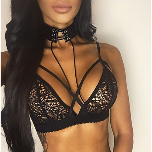 

Women's Bra Push-up Demi-cup Green