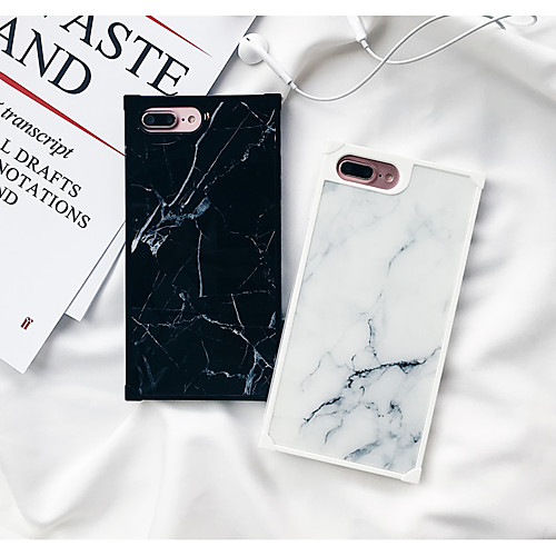 

Case For Apple iPhone 7 Plus / iPhone 7 / iPhone 6 Plus Mirror / Pattern Back Cover Marble Hard Tempered Glass