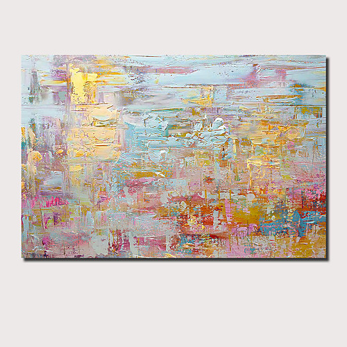 

Oil Painting Hand Painted Horizontal Panoramic Abstract Landscape Comtemporary Modern Stretched Canvas