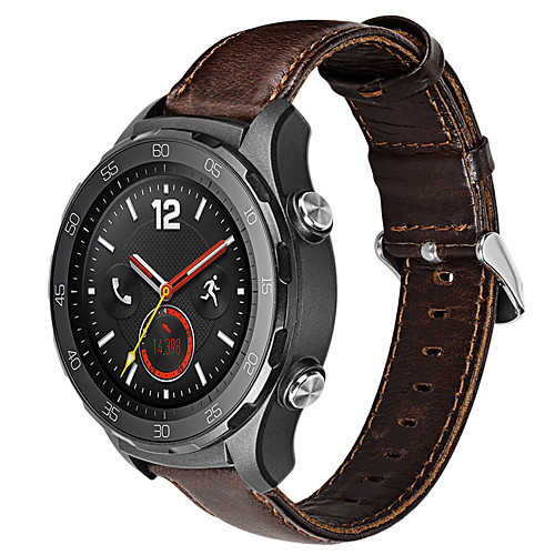 

Ремешок для часов для Huawei Watch 2 Huawei Спортивный ремешок Нержавеющая сталь / Кожа Повязка на запястье