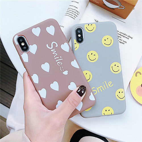 

чехол для яблока iphone xr / iphone xs max шаблон задняя крышка word / heart soft tpu для iphone x xs 8 8plus 7 7plus 6 6plus 6s 6s plus