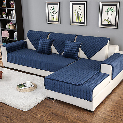 

Sofa Cushion Solid Colored Quilted Polyester / Cotton Blend / Cotton Slipcovers