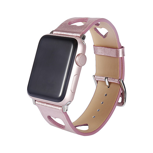 

Smart Watch Band for Apple iWatch 1 pcs Sport Band Genuine Leather Replacement Wrist Strap for Apple Watch Series SE / 6/5/4/3/2/1 38mm 40mm 42mm 44mm