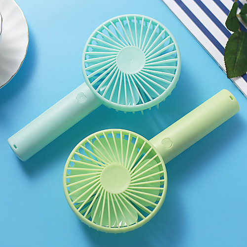 

Portable Mobile Handheld Fan, Candy Color Mini USB Personal Fan Desktop Charging Hand-Held Small Fan with Rechargeable Batteries Desktop Hand-Held Small Fan for Office Home Outdoor Travel