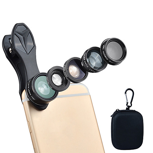 

Mobile Phone Lens Lens with Filter / Fish-Eye Lens / Long Focal Lens Glasses / Aluminium Alloy / ABSPC 2X 25 mm 10 m 198 ° Creative / Lovely / Funny