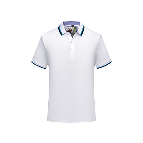 

Men's Golf Shirt Tennis Shirt Solid Colored Tops Cotton Blue Yellow Fuchsia
