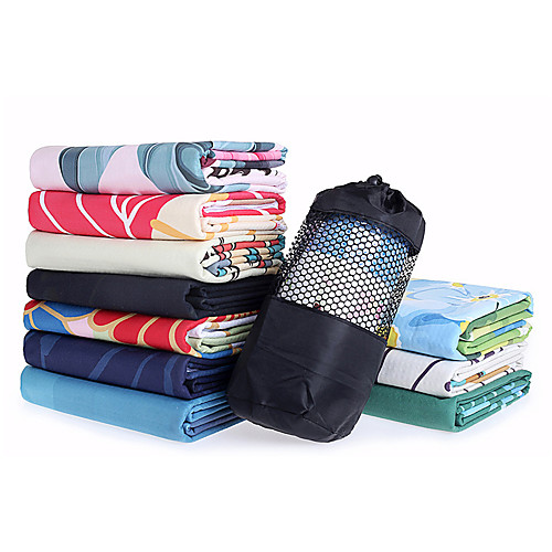 

Yoga Blanket Soft Non-Slip Machine wash Silicone 100% standard food soft silicon Superfine fiber for Yoga 18363 cm Ivory Dark Navy Fruit Green