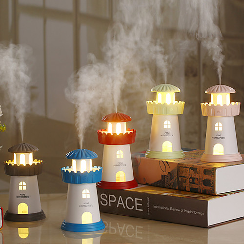 

Ultrasonic Headlight Air Humidifier With LED Light 150ml Office Car USB Air Purifier Mini Portable Aroma Diffuser