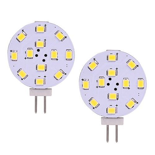 

2pcs 2W G4 LED Light 12V 24V AC/DC 12 leds SMD 2835 White Warm White for Range Hood Light Cocina RV Boat Ceiling Cabinet Lamp