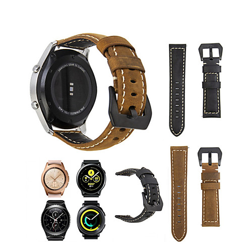 

браслет из натуральной кожи ремешок для часов Samsung Galaxy 42 / gear s2 classic / gear sport