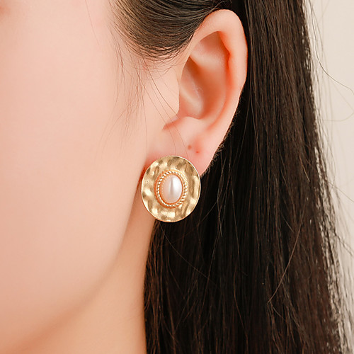 

Women's Earrings Holiday Wedding Birthday Romantic Earrings Jewelry Gold For Date Street Festival 1 Pair