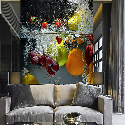 

Mural Wallpaper Wall Sticker Covering Print Adhesive Required Fruit Food Water Canvas Home Décor