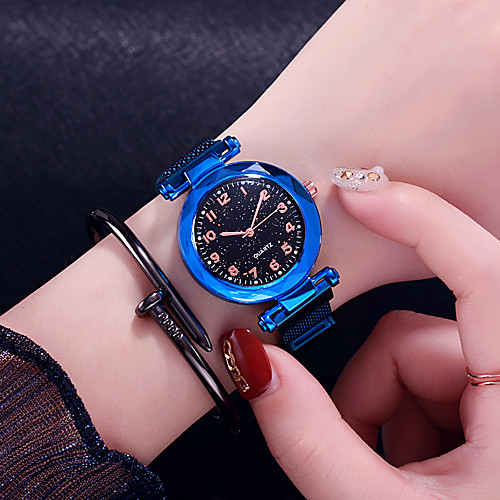 

Women's Quartz Watches Casual Fashion Black Blue Purple Alloy Chinese Quartz Black Purple Rose Gold New Design Casual Watch 1 pc Analog One Year Battery Life