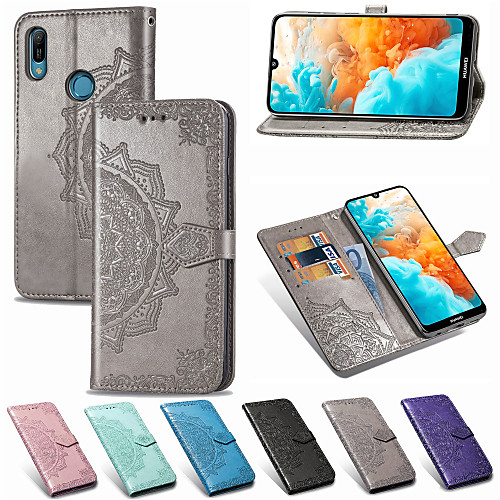 

Case For Huawei Huawei Nova 3i / Huawei Nova 4 / Huawei P30 Wallet / Card Holder / with Stand Full Body Cases Flower Hard PU Leather