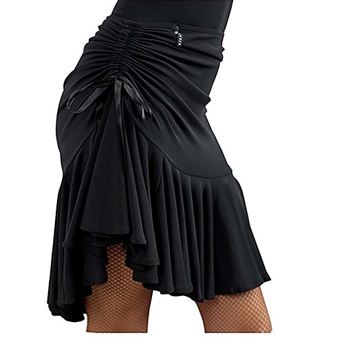 

Latin Dance Skirts Gore Women's Training Performance Spandex